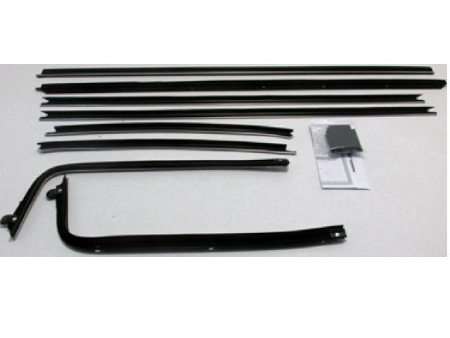 Window Felt Kit: 70-72 Chevelle Coupe (8p) Authentic